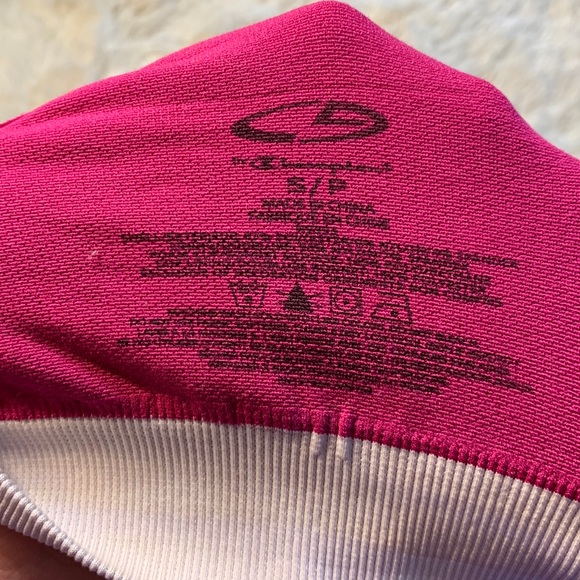CHAMPION Sports Bra - Pink and White (Small) - Picture 3 of 3